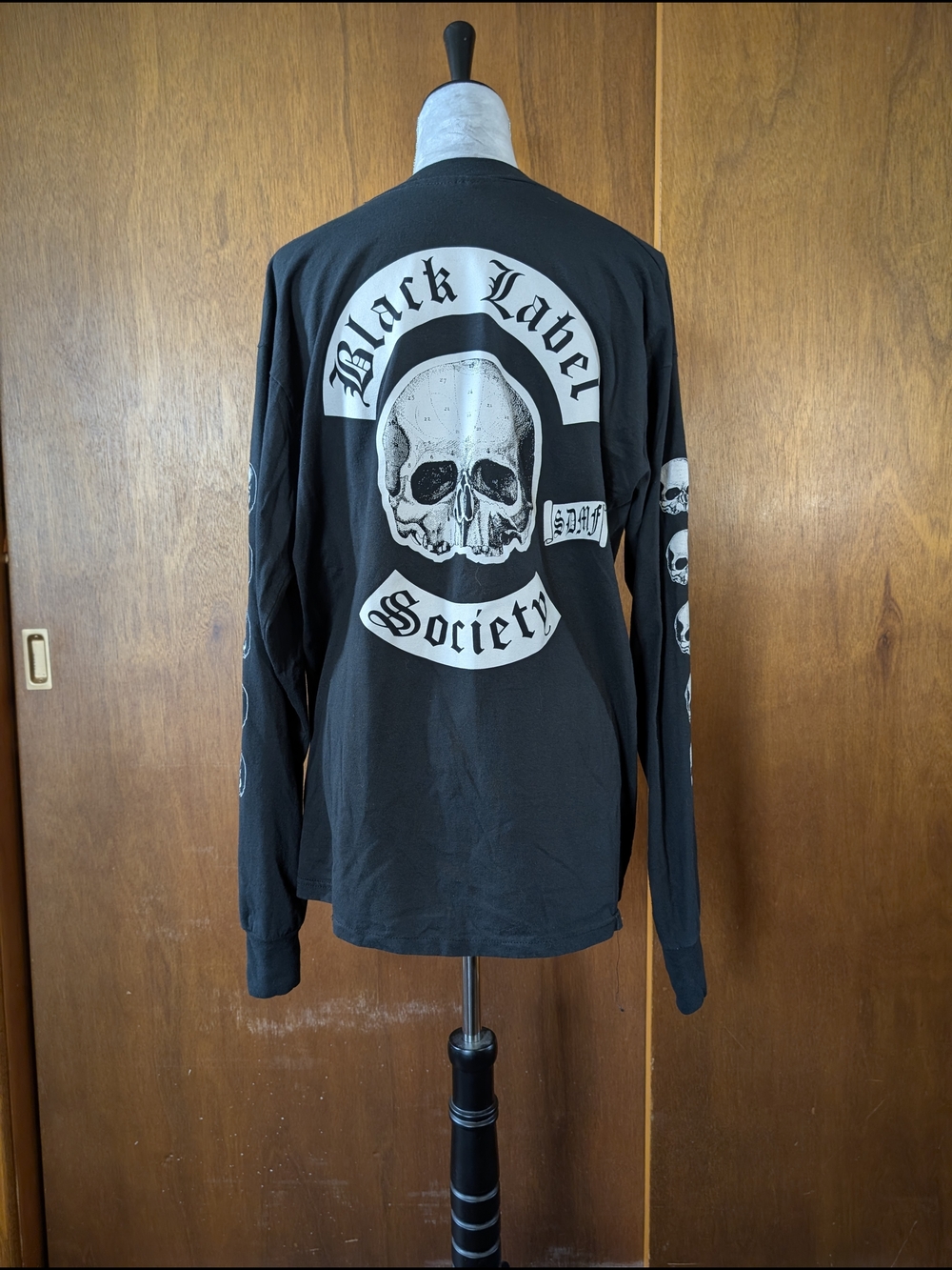 Black Label Society Skull Logo Long-Sleeve Tee - Black